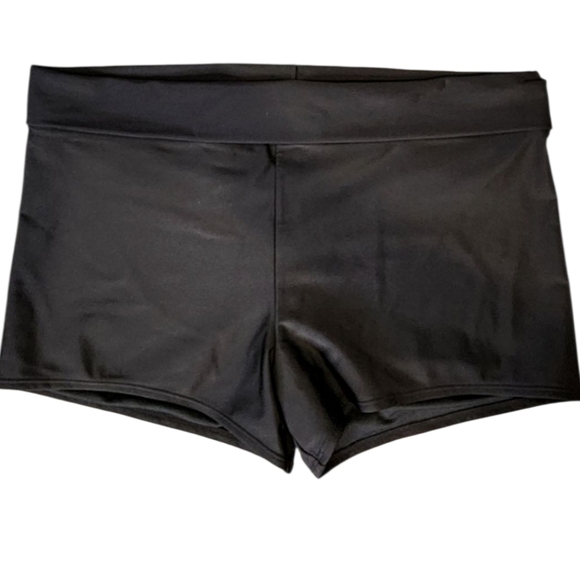 Kona Sol Black Swim Shorts with Wide Waistband - Picture 1 of 4